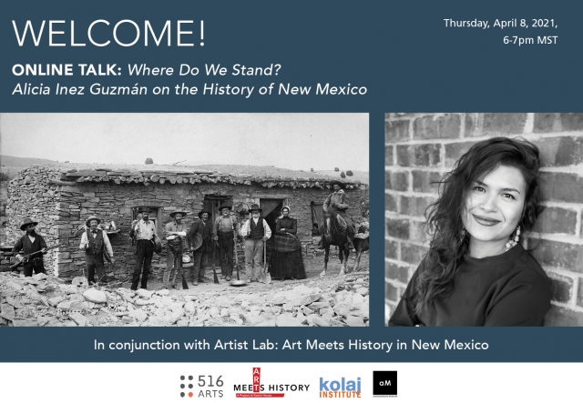 Where do we stand? Dr. Alicia Inez Guzmán on the history of New Mexico exhibition image