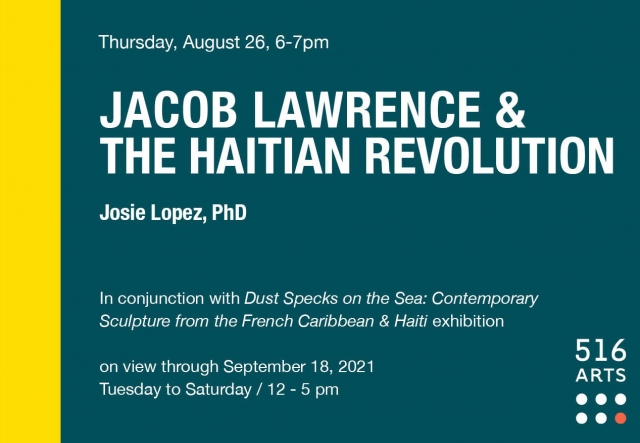 Jacob Lawrence & the Haitian Revolution, Josie Lopez PhD exhibition image