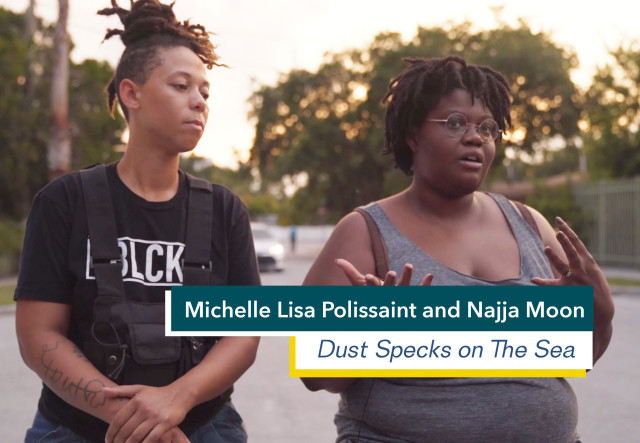 Michelle Lisa Polissaint and Najja Moon on “How to Patch a Leaky Roof” exhibition image