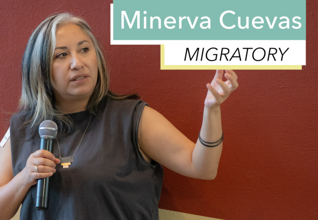 MIGRATORY - Artist Talk Minerva Cuevas exhibition image