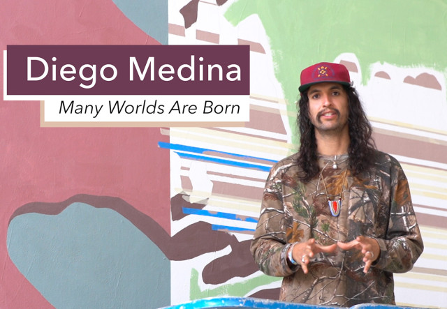 Many Worlds Are Born Artist Talk - Diego Medina exhibition image
